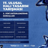 17. Ulusal Halı Tasarım Yarışmasında Geleneksel Türk Sanatları Bölümü 2. Sınıf Öğrencimiz Esma Deniz Finale Kaldı