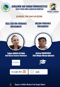 Geleneksel Türk Sanatları Bölümü Mezun Öğrencileri Deneyimlerini Paylaşıyor