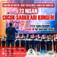 23 Nisan Çocuk Şarkıları Konseri Gerçekleştirildi